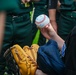 521 AMOW Deputy Commander Throws Out First Pitch at Saarlouis Hornets Game