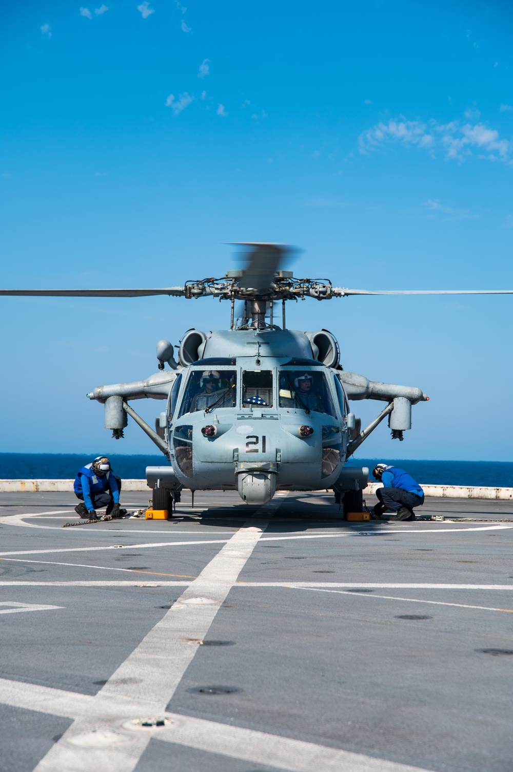 USS New York Flight Operations