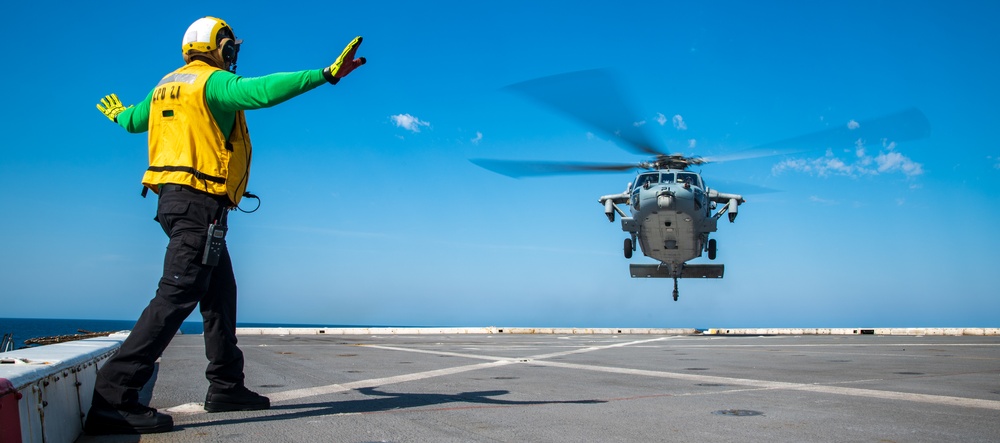USS New York Flight Operations