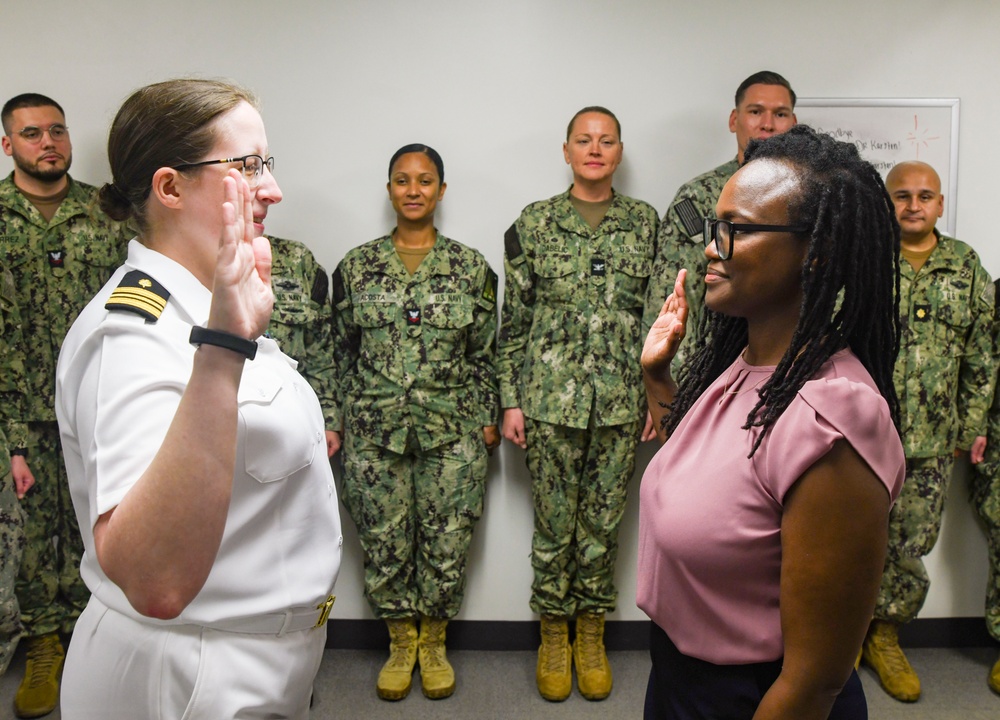 Civilian psychiatry resident commissions as a Navy psychiatric officer