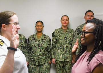 Combined Military-Civilian Psychiatry Program Resident commissions as Naval officer