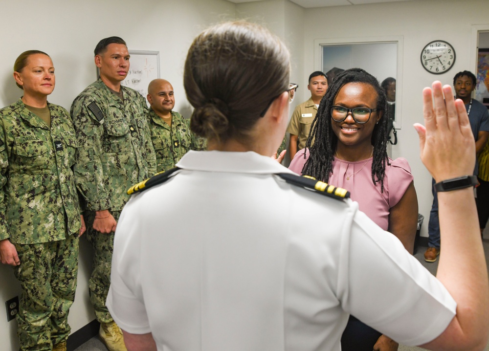 Civilian psychiatry resident commissions as a Navy psychiatric officer