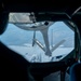 KC-135 Stratotanker delivers fuel to F-15E Strike Eagle