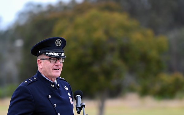 Space Delta 1 Change of Command