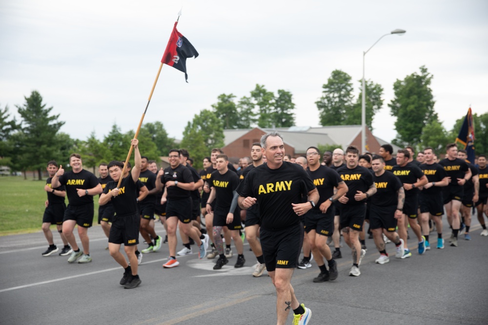 Fort Drum Soldiers Come Together for the Mountain Fest 2025 Division Run