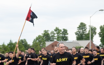 Fort Drum Soldiers Come Together for the Mountain Fest 2025 Division Run