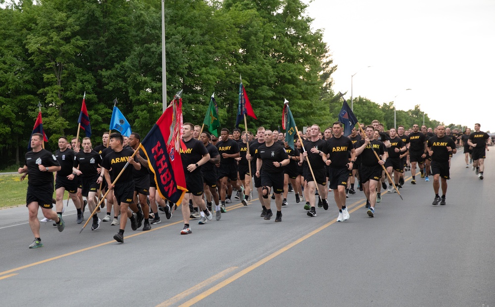 Fort Drum Soldiers Come Together for the Mountain Fest 2025 Division Run