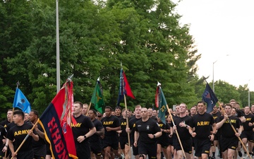 Fort Drum Soldiers Come Together for the Mountain Fest 2025 Division Run