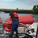 Coast Guard Station Erie responds to a vessel taking on water near Presque Isle on Lake Erie