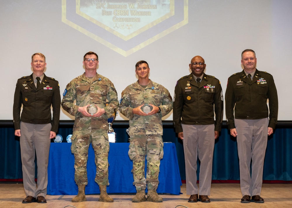 Mindset and Muscle: Air Force Duo Takes Third in CBRN Warrior Competition