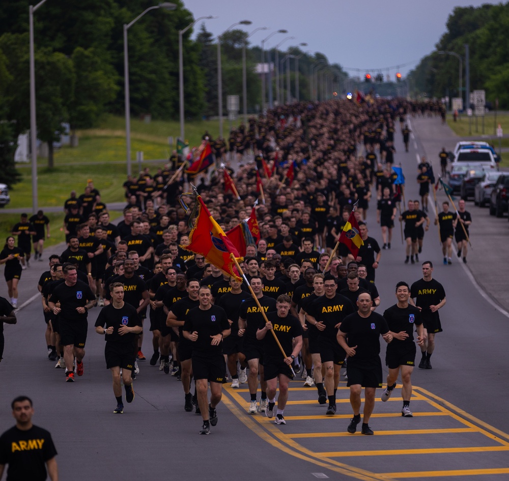 These Boots Were Made for Running: 10th Mountain Division (LI) Soldiers Hit the Road