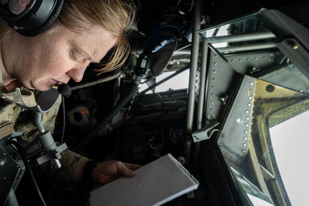 Atlantic Trident 25: 100th ARW refuels 48th FW F-35s, F-15s and French Air and Space Force Rafales