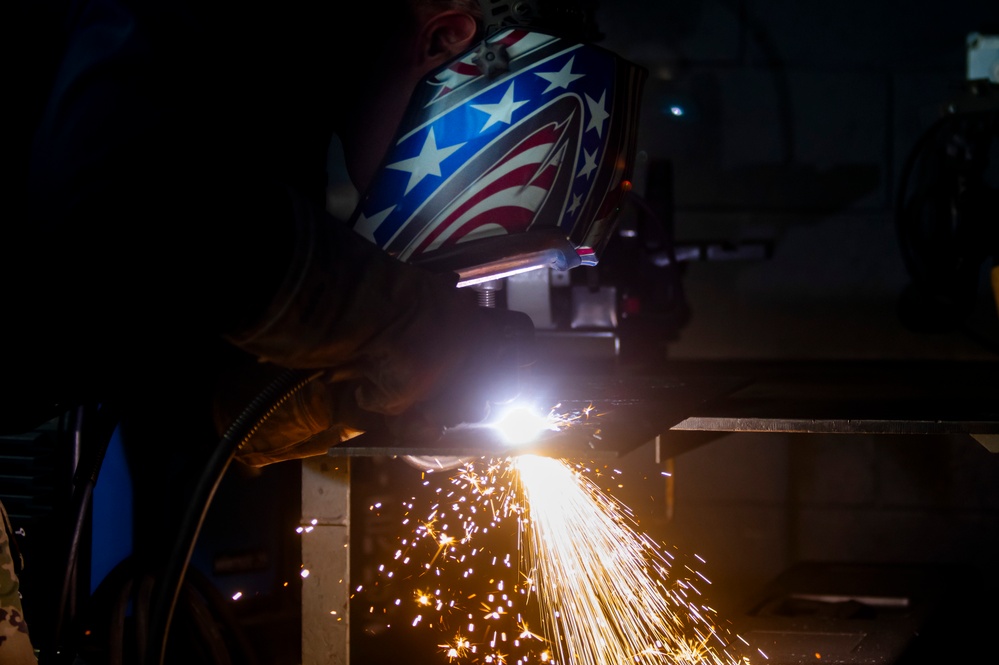 Metals tech practices plasma cutting