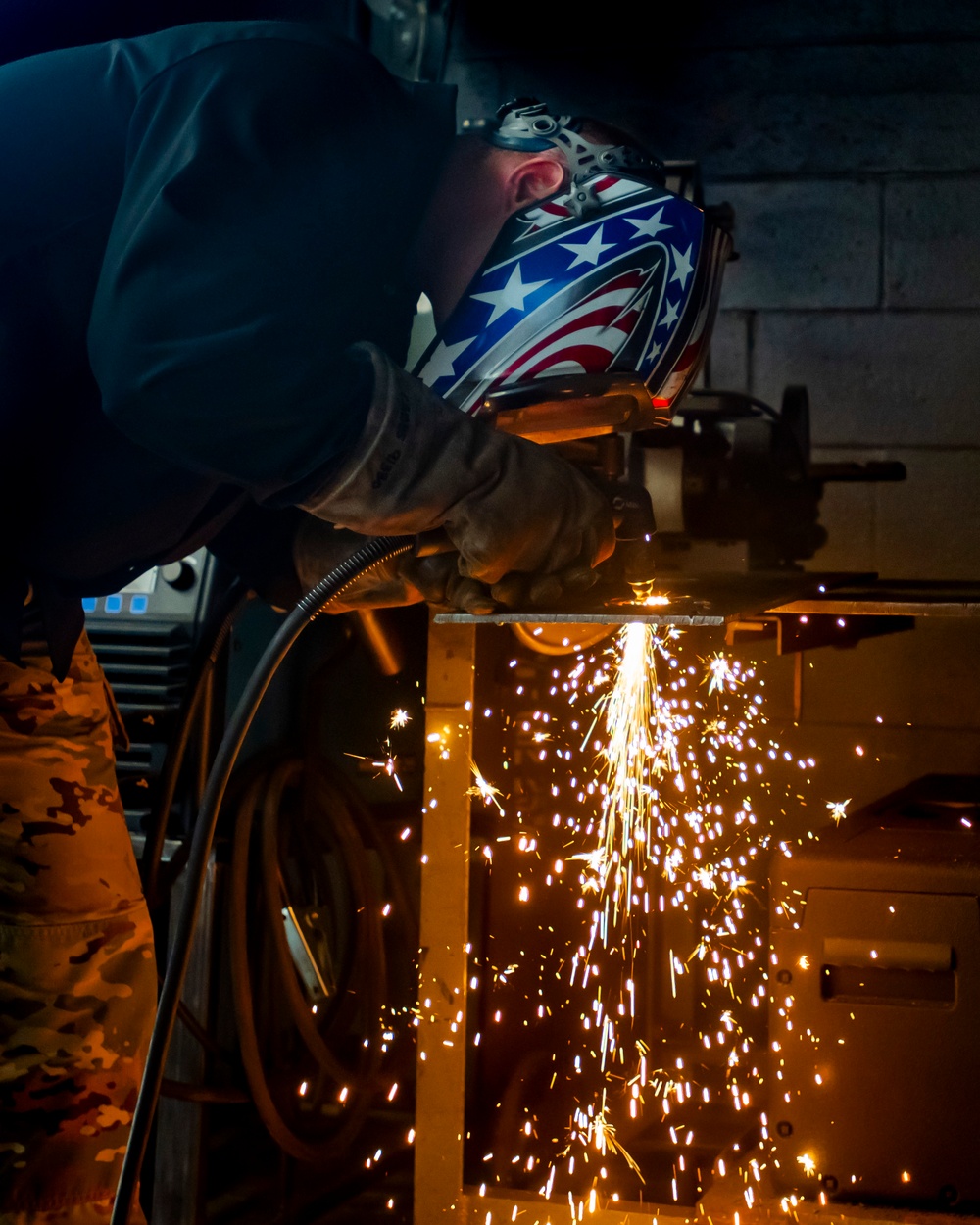 Metals tech practices plasma cutting