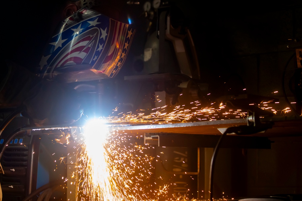 Metals tech practices plasma cutting