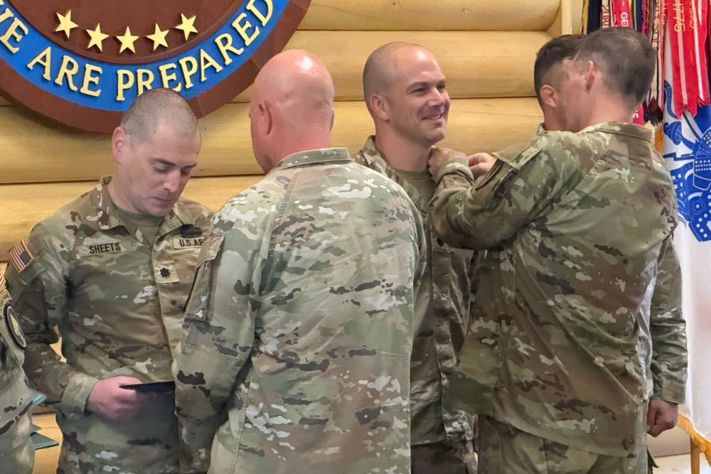 More than 300 Indiana National Guard soldiers awarded combat patch for Kosovo Force mission