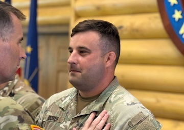 More than 300 Indiana National Guard soldiers awarded combat patch for Kosovo Force mission