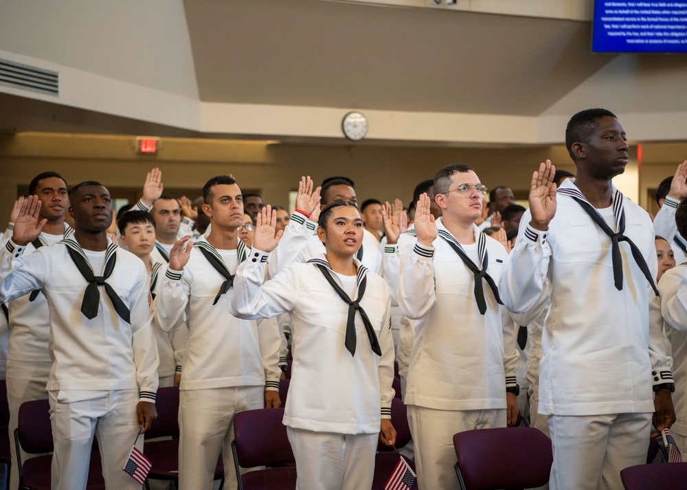 Recruit Training Command Naturalization Ceremony