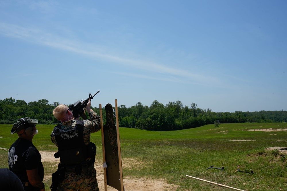 Counter-Drone Team simulates aerial target engagement