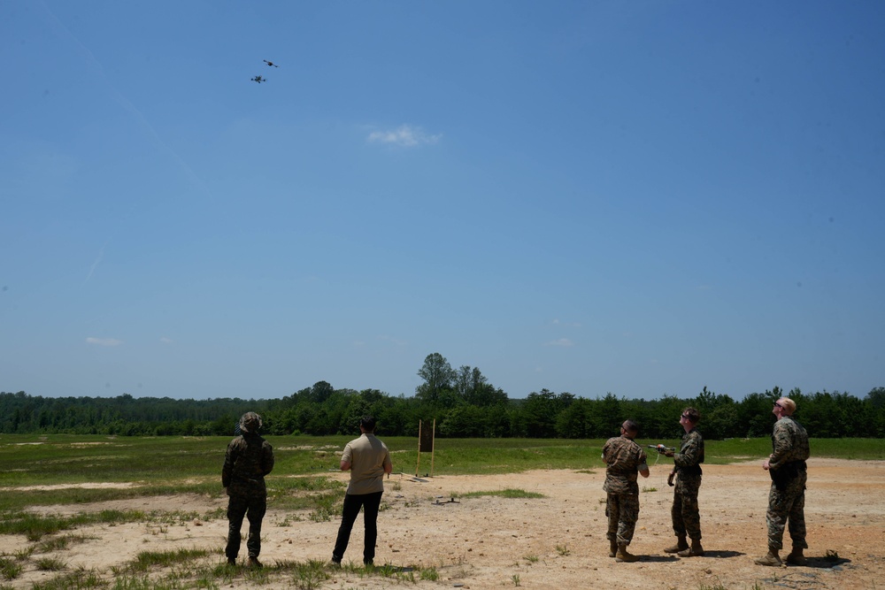 Counter-Drone Team simulates aerial target engagement