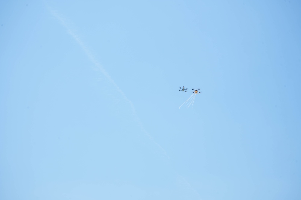 Counter-Drone Team simulates aerial target engagement