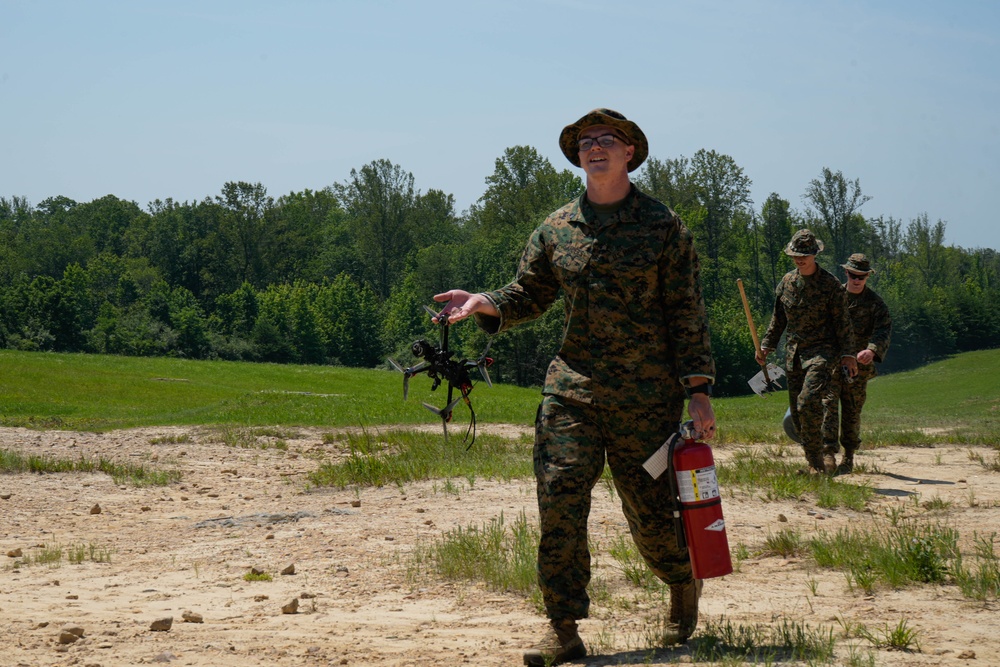 Counter-Drone Team simulates aerial target engagement
