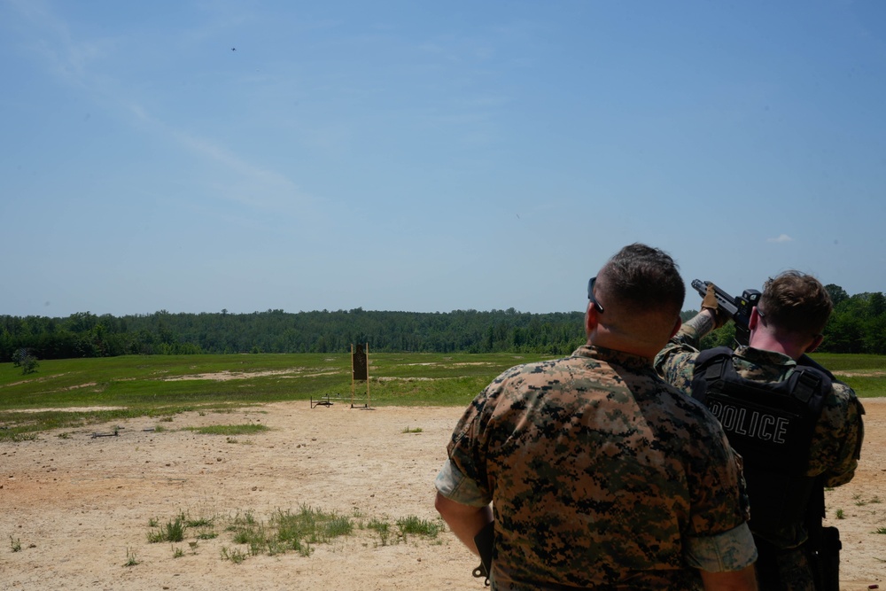 Counter-Drone Team simulates aerial target engagement