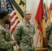 Air Cav Soldiers from 2-227 Aviation Regiment are recognized during an award ceremony.