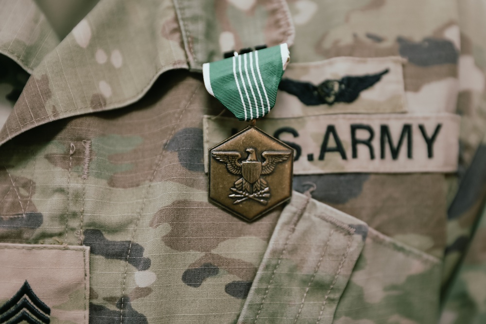 Air Cav Soldiers from 2-227 Aviation Regiment are recognized during an award ceremony.