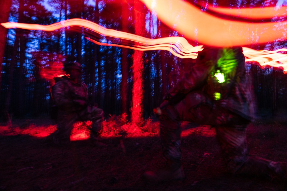 RTI ALC Course Conducts a Night Time Reconnaissance STX lanes