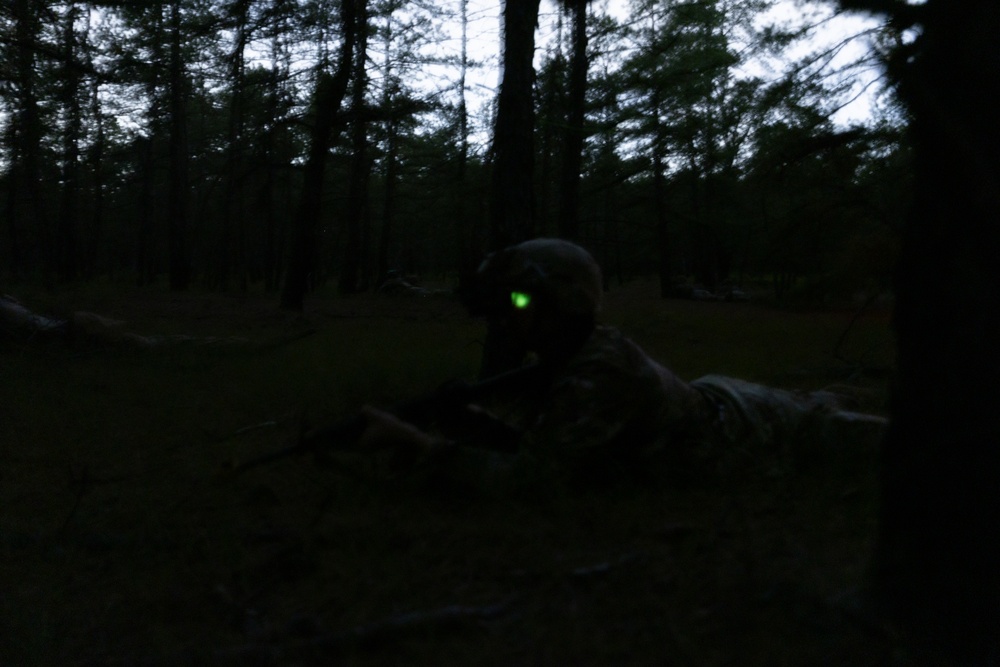 RTI ALC Course Conducts a Night Time Reconnaissance STX lanes