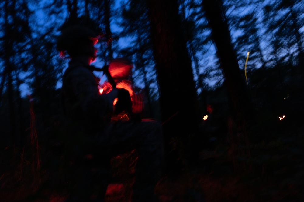 RTI ALC Course Conducts a Night Time Reconnaissance STX lanes