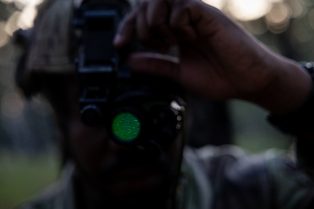 RTI ALC Course Conducts a Night Time Reconnaissance STX lanes