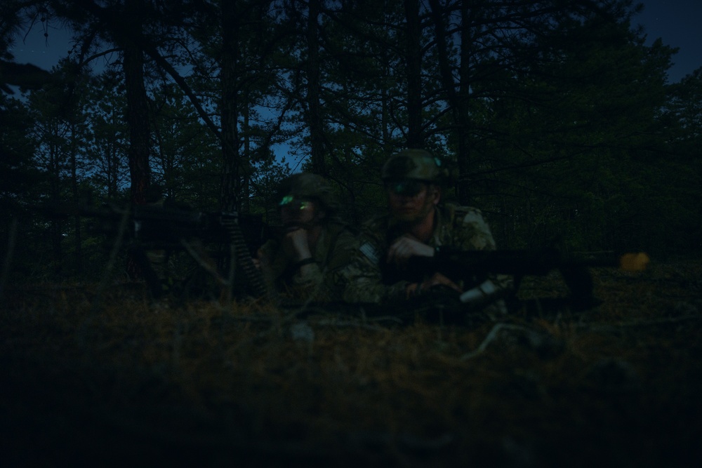RTI ALC Course Conducts a Night Time Reconnaissance STX lanes