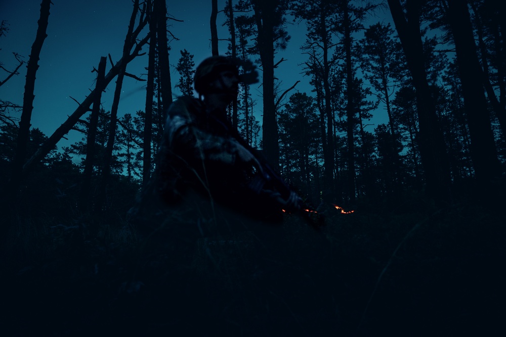 RTI ALC Course Conducts a Night Time Reconnaissance STX lanes