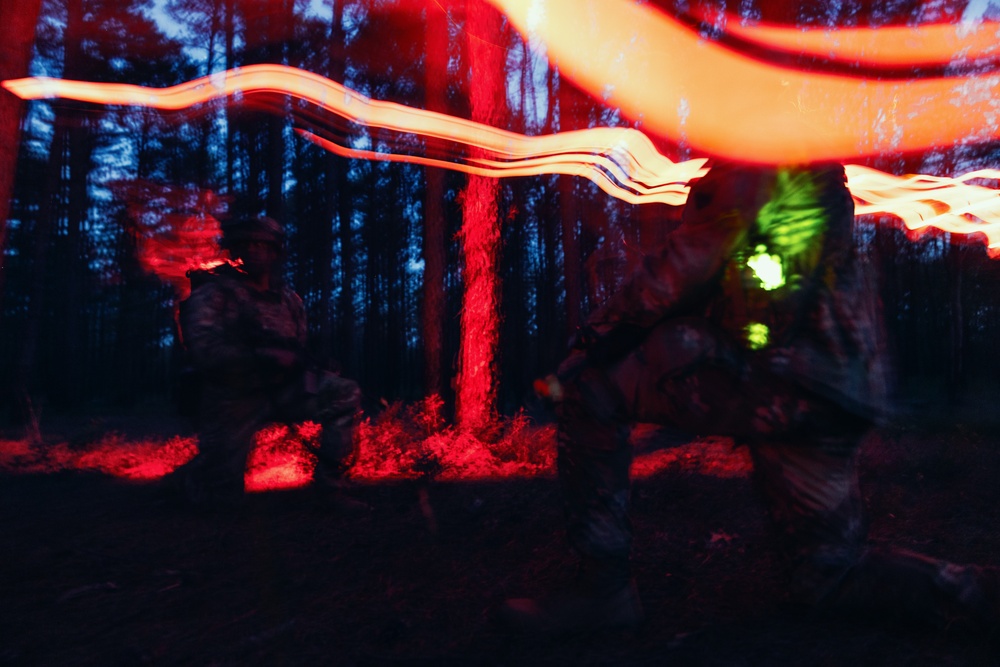 RTI ALC Course Conducts a Night Time Reconnaissance STX lanes