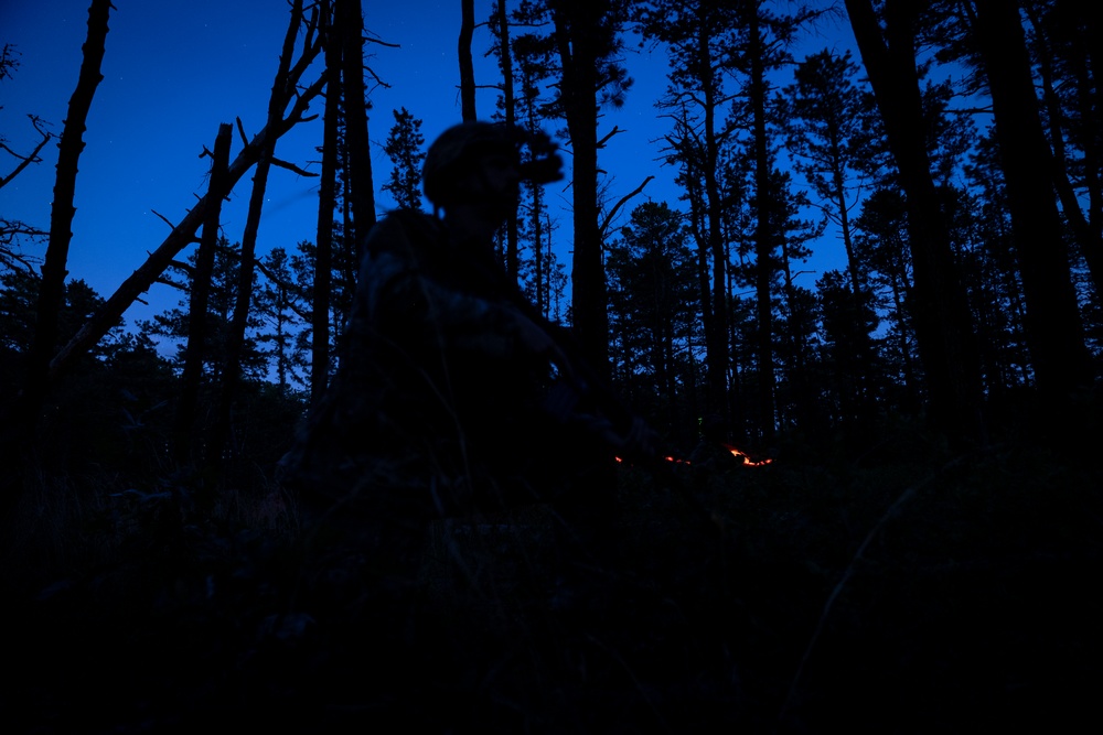 RTI ALC Course Conducts a Night Time Reconnaissance STX lanes