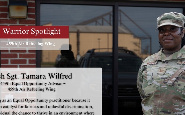 El Paso native is the Warrior of the Month for the 459th Air Refueling Wing