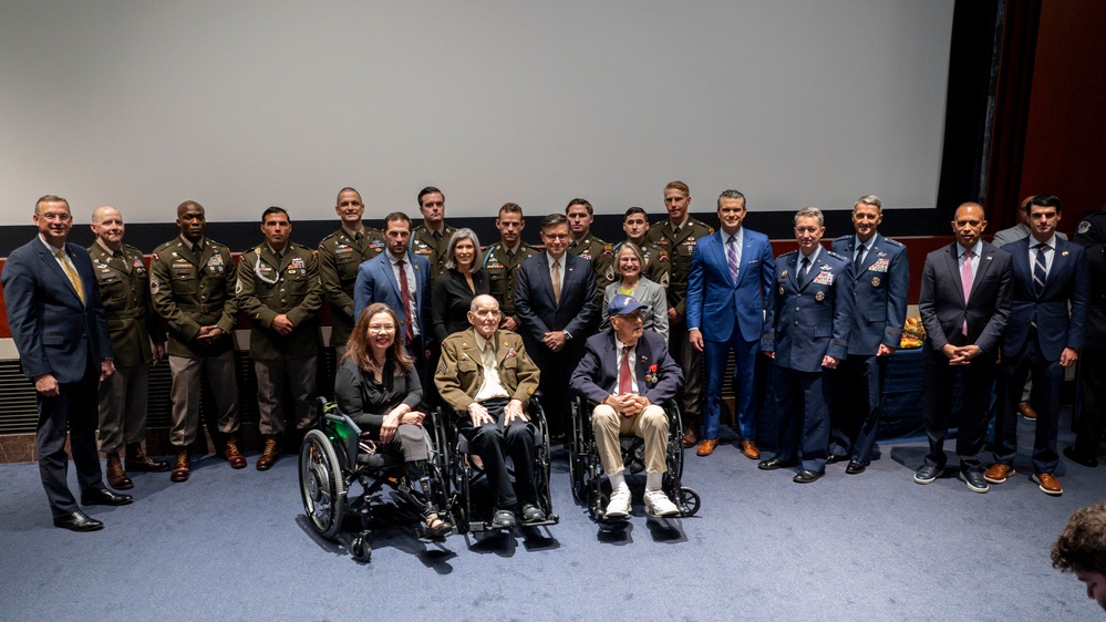 SD Delivers Remarks at Congressional Gold Medal Ceremony Honoring WWII Army Rangers