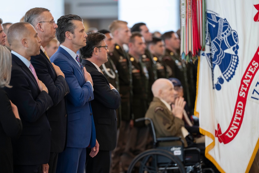 SD Delivers Remarks at Congressional Gold Medal Ceremony Honoring WWII Army Rangers