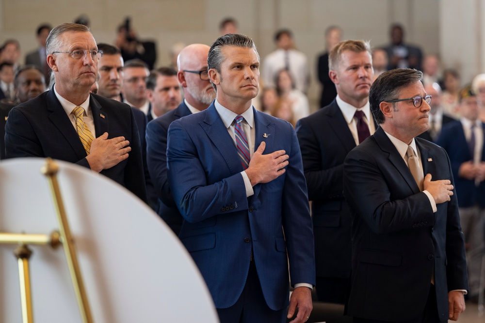 SD Delivers Remarks at Congressional Gold Medal Ceremony Honoring WWII Army Rangers