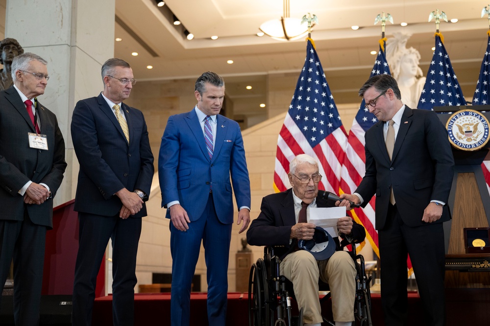 SD Delivers Remarks at Congressional Gold Medal Ceremony Honoring WWII Army Rangers