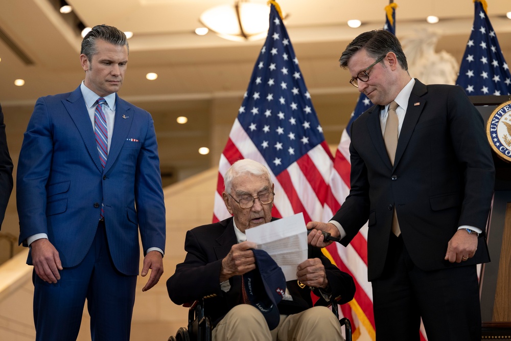 SD Delivers Remarks at Congressional Gold Medal Ceremony Honoring WWII Army Rangers