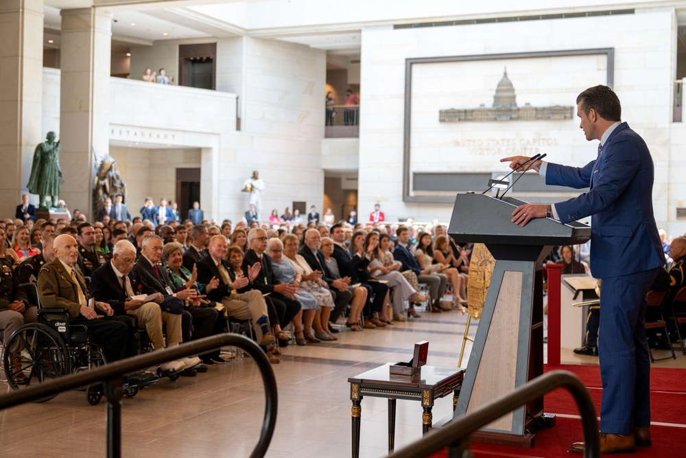 SD Delivers Remarks at Congressional Gold Medal Ceremony Honoring WWII Army Rangers