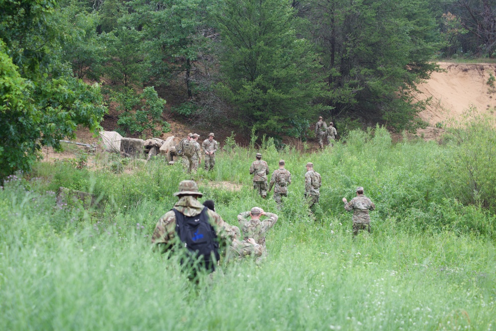 189th Security Forces Land Navigation in Wisconsin