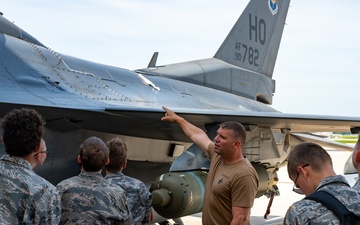Civil Air Patrol Cadets visit the 122nd Fighter Wing