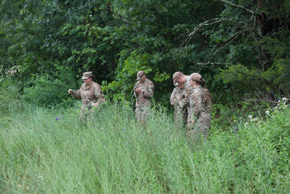 Security Forces Land Navigation Training in Wisconsin