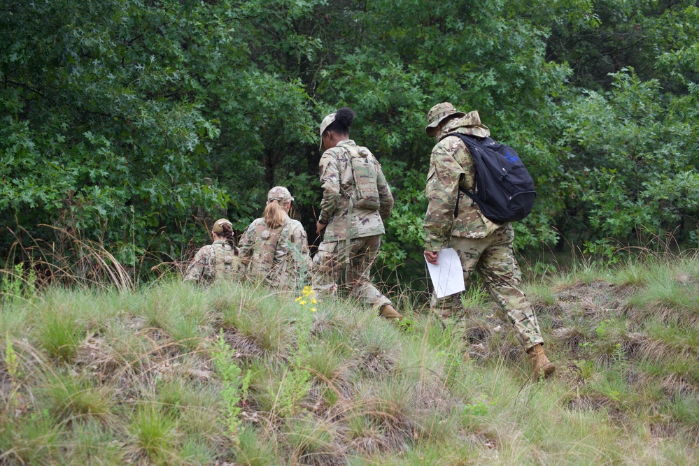 Security Forces Land Navigation in Wisconsin