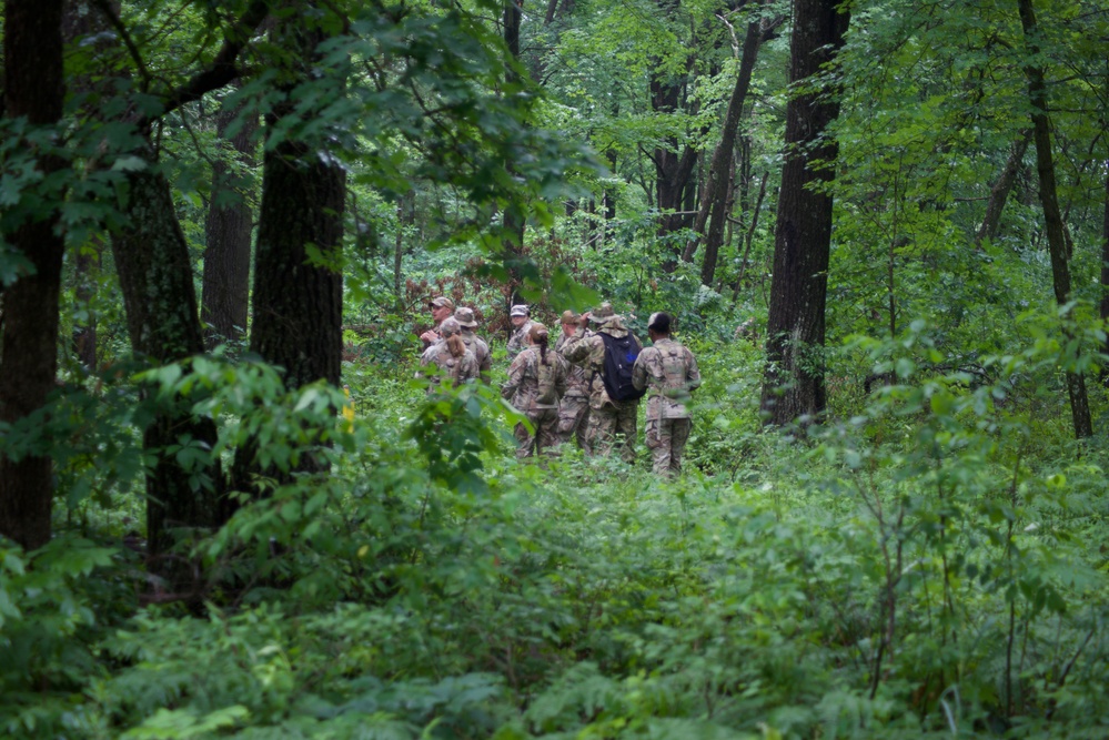 Security Forces Land Navigation Training in Wisconsin
