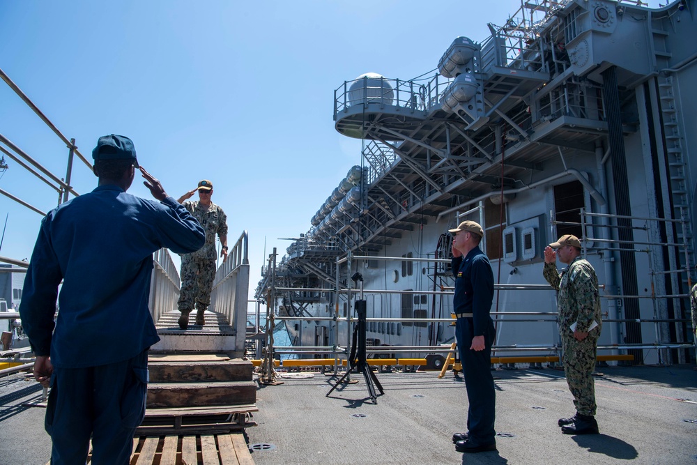 SWOBOSS Visits USS Essex, USS Russell